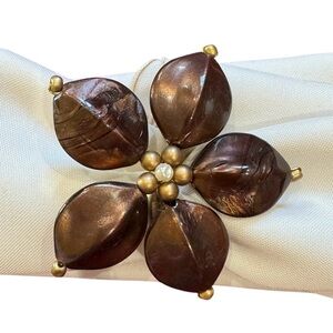 Elegant Handmade floral Napkin Rings